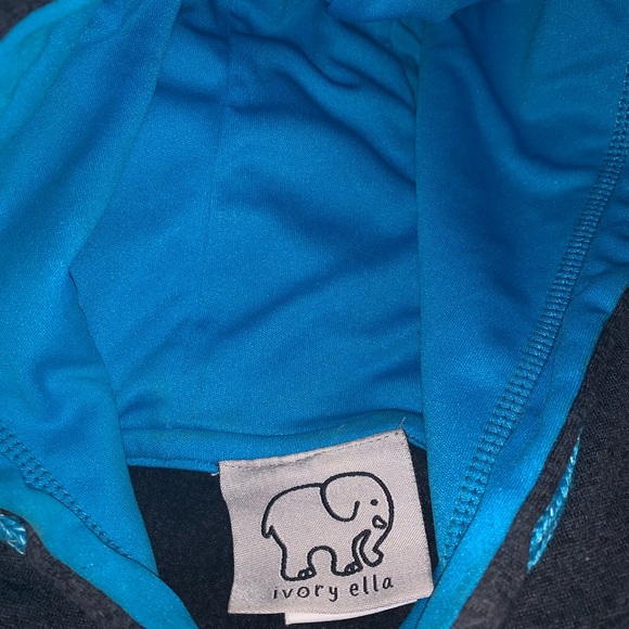 Ivory Ella Grey/Blue Hoodie - Picture 3 of 4